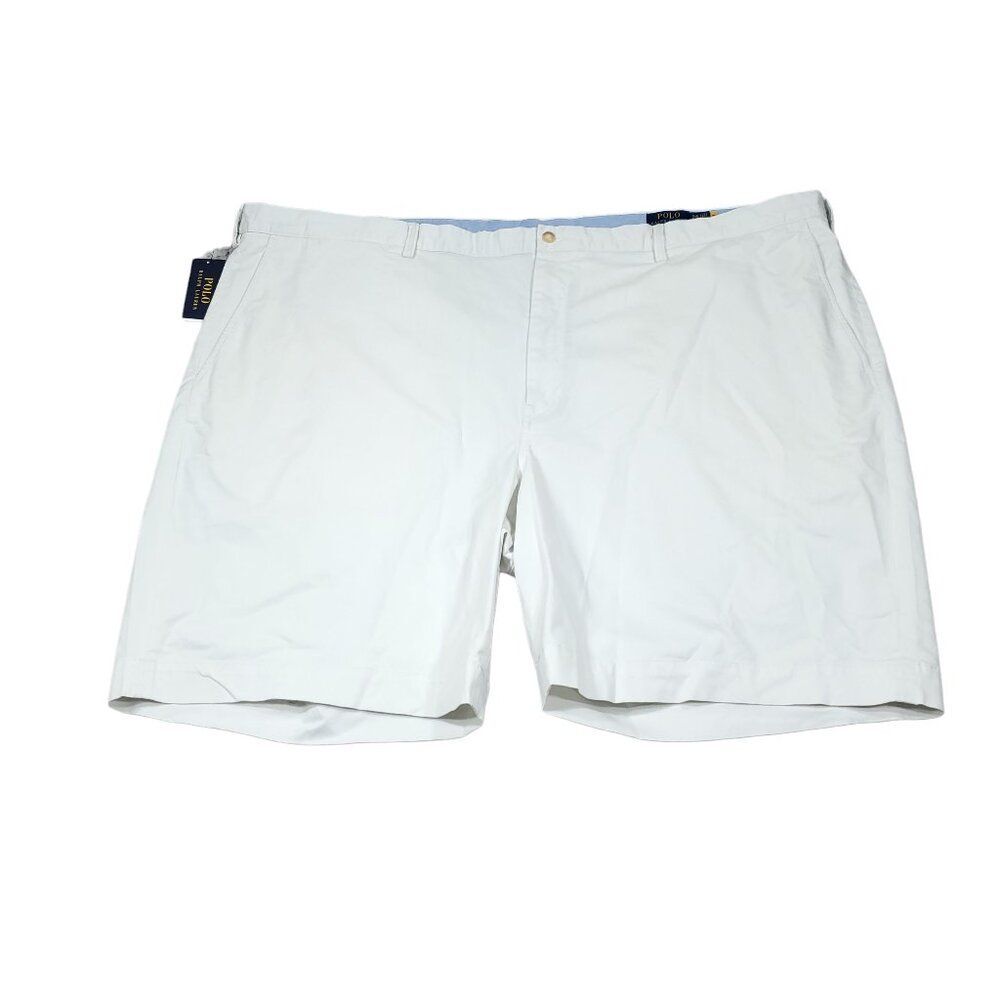 Polo Ralph Lauren Stretch Classic Fit 9" White Shorts Size 54B Cotton Twill